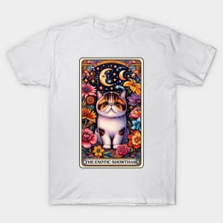 Exotic Shorthair Tarot Card T-Shirt